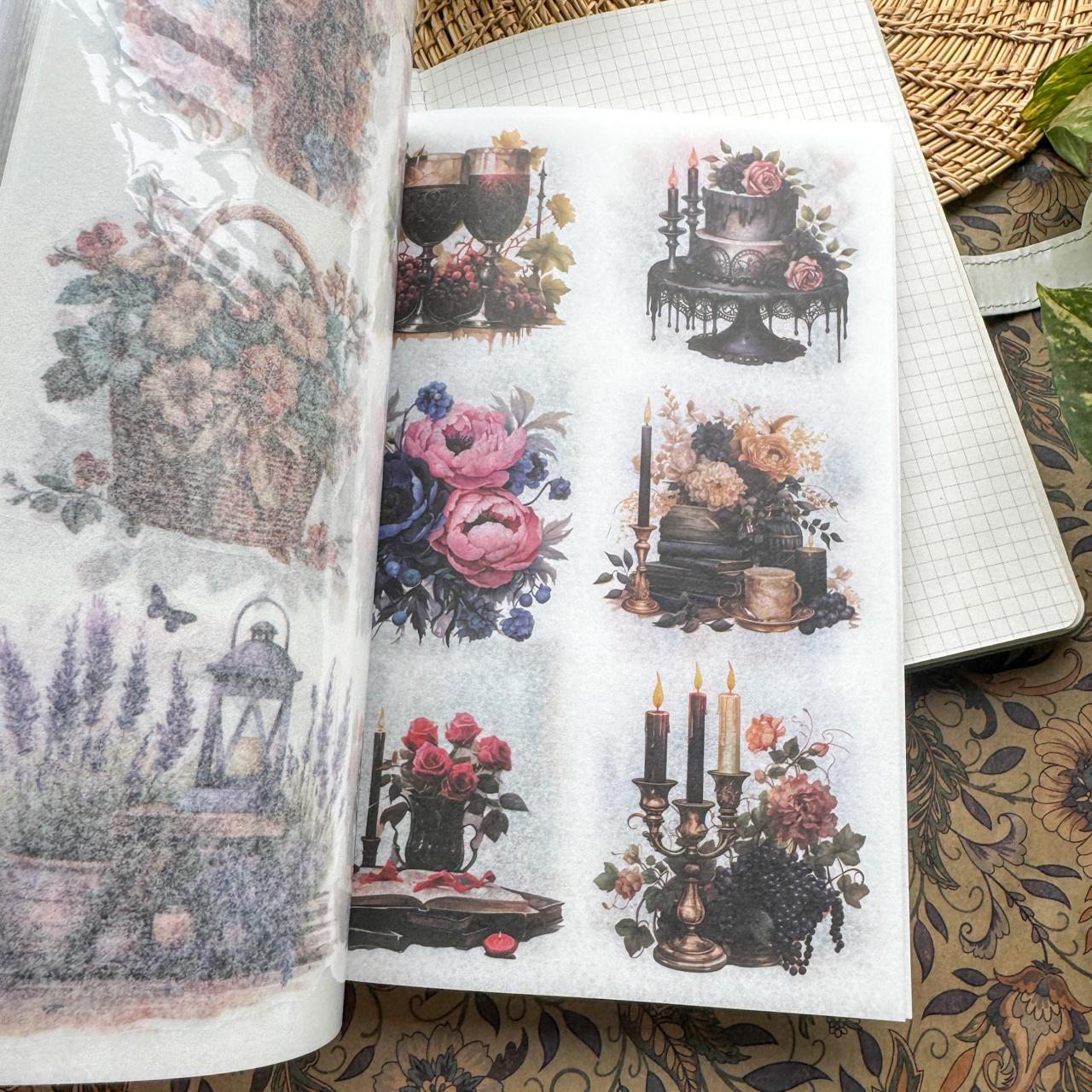 ZLMD401 - stickers Benzhilan full-floor series waterproof cut film stickers handbook material 20 pieces into 4 types