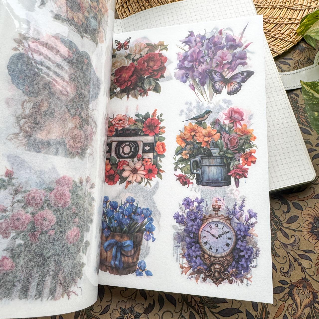 ZLMD401 - stickers Benzhilan full-floor series waterproof cut film stickers handbook material 20 pieces into 4 types