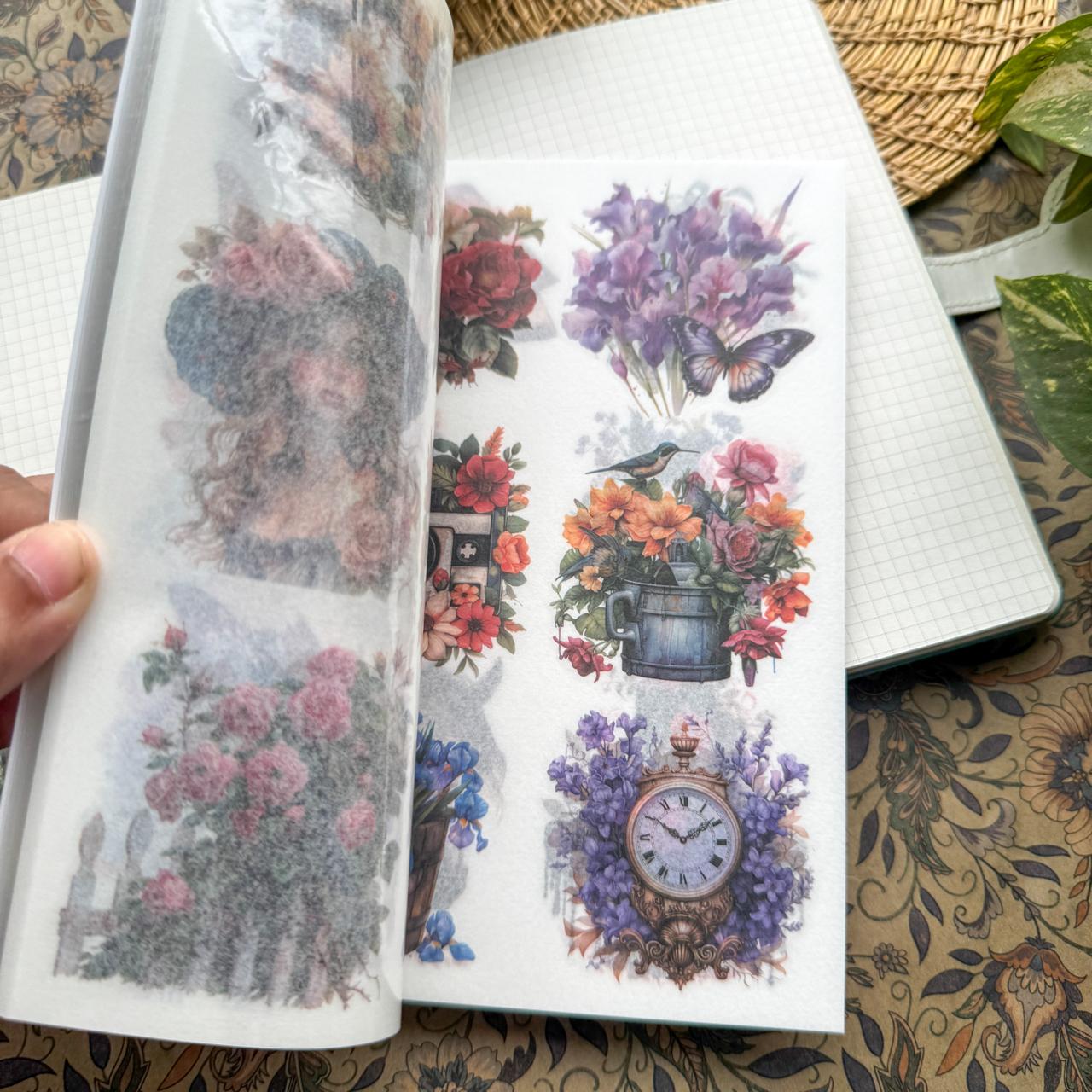ZLMD403 - stickers Benzhilan full-floor series waterproof cut film stickers handbook material 20 pieces into 4 types