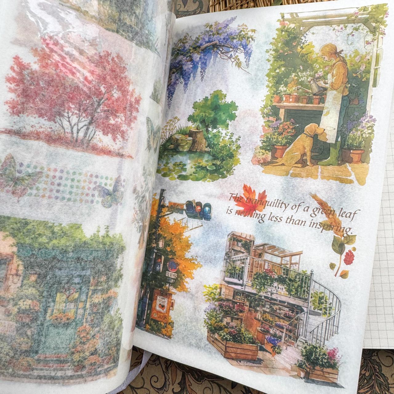 ZLMD404 - stickers Benzhilan full-floor series waterproof cut film stickers handbook material 20 pieces into 4 types