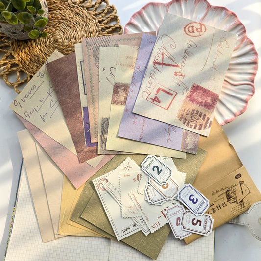 MMK17D044 Vintage Style Paper 30 Pcs | 105x148 mm