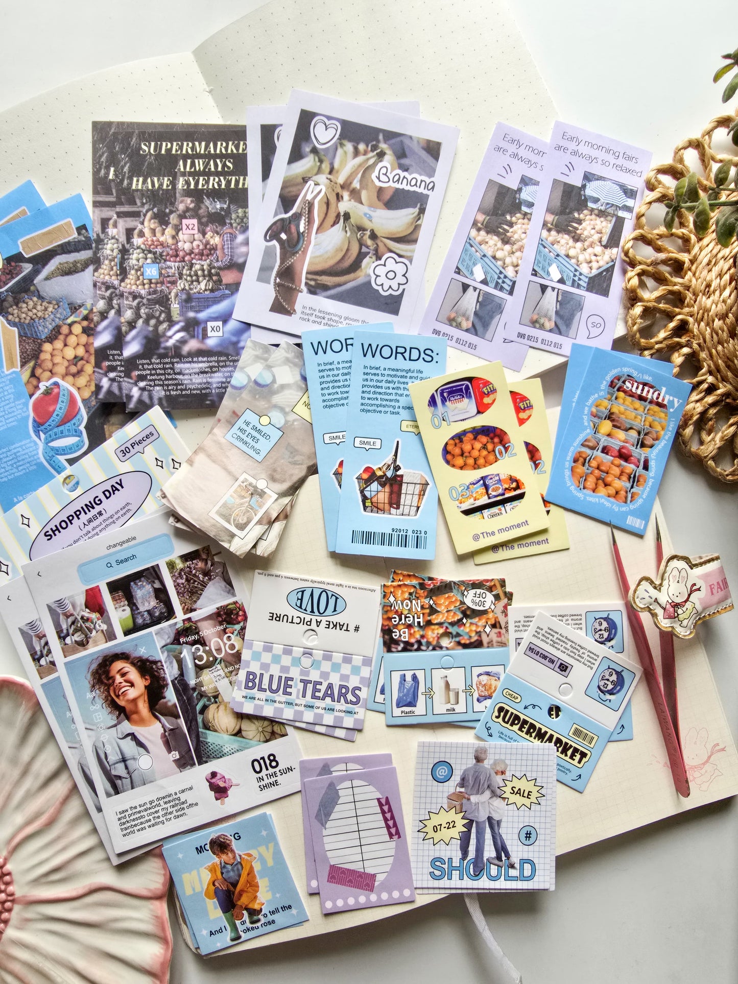 SCB-39381 Colourful Journaling Pack| Shopping Day 30 Pcs