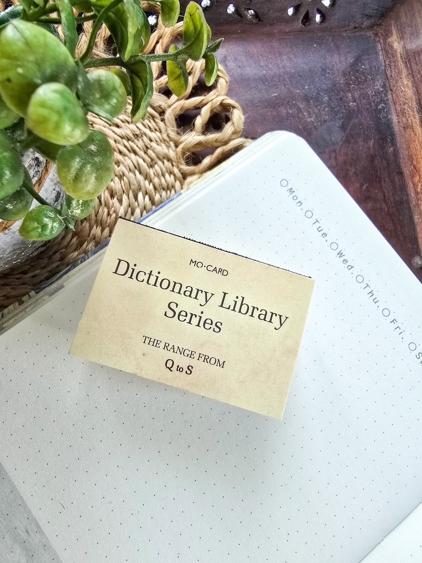 Mmk05d412 Dictionary Library Series Q to S | 100 pages | Material Paper