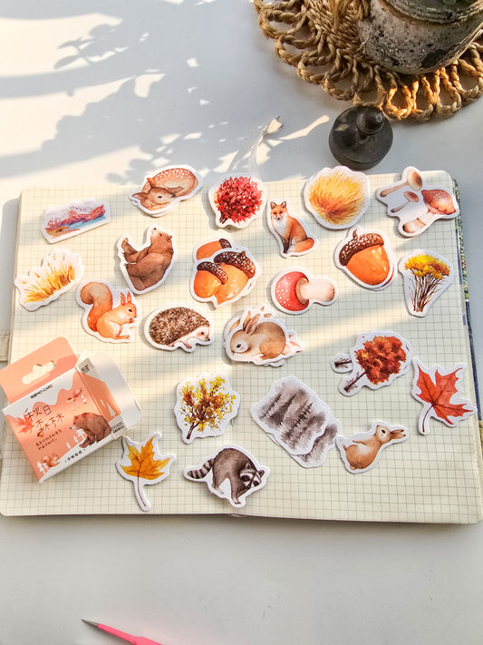 Mmk04b051 Paper Sticker Box mocard Spring | 46 pcs