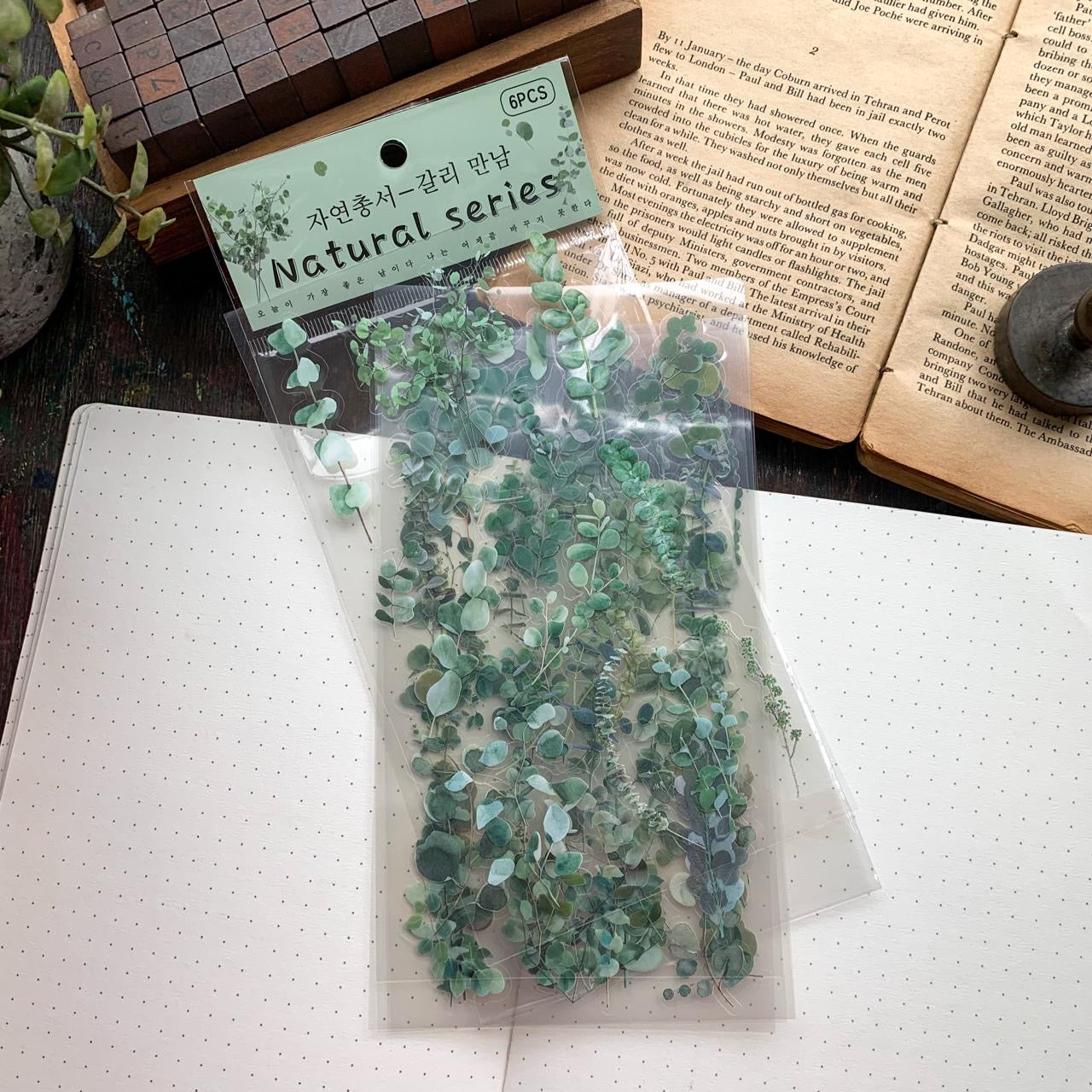 Zrcs 808 PET Journal Sticker | Transparent Sticker - 6 sheet