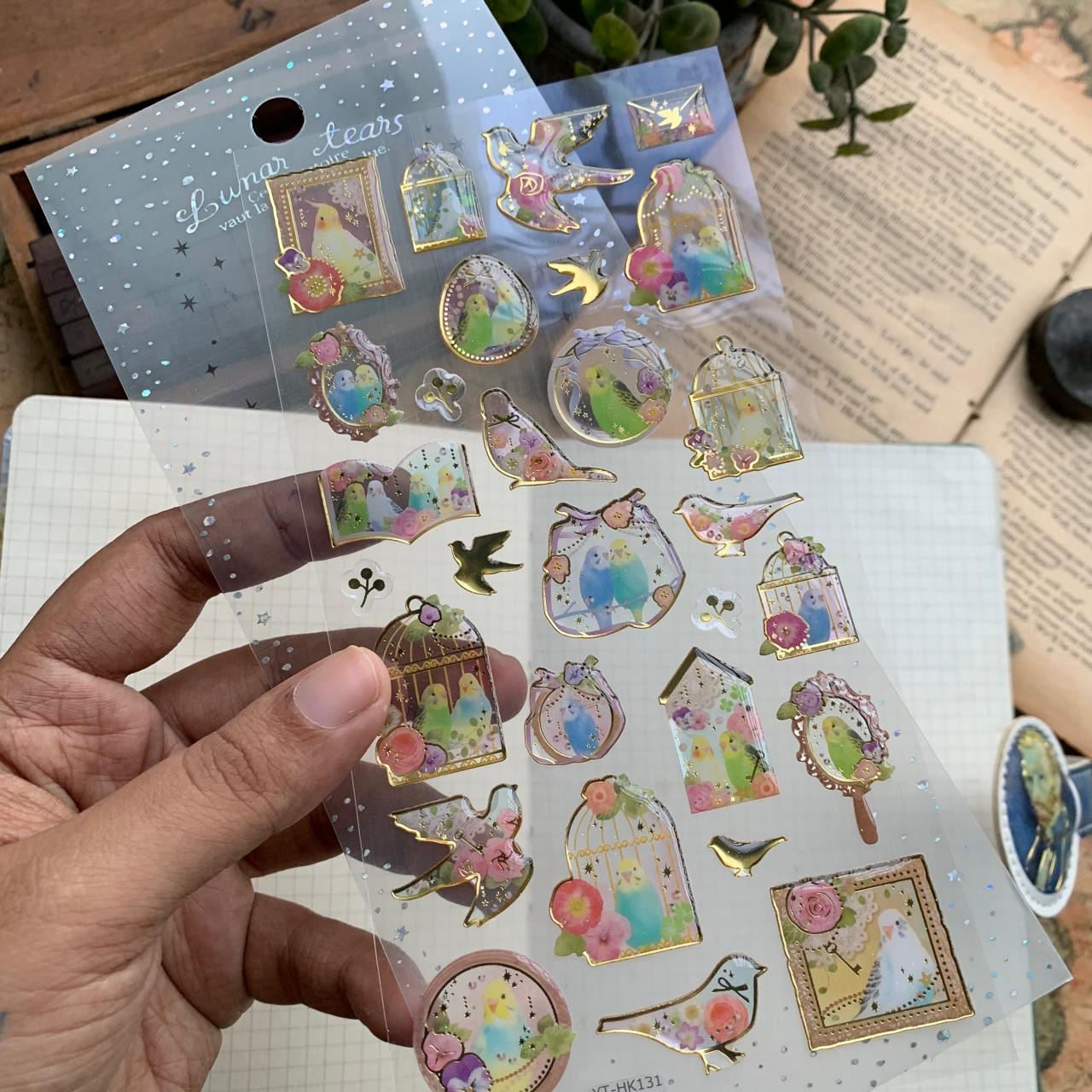 YTHK131 Lunar Tears 3d Foiled Sticker | 1 sheet