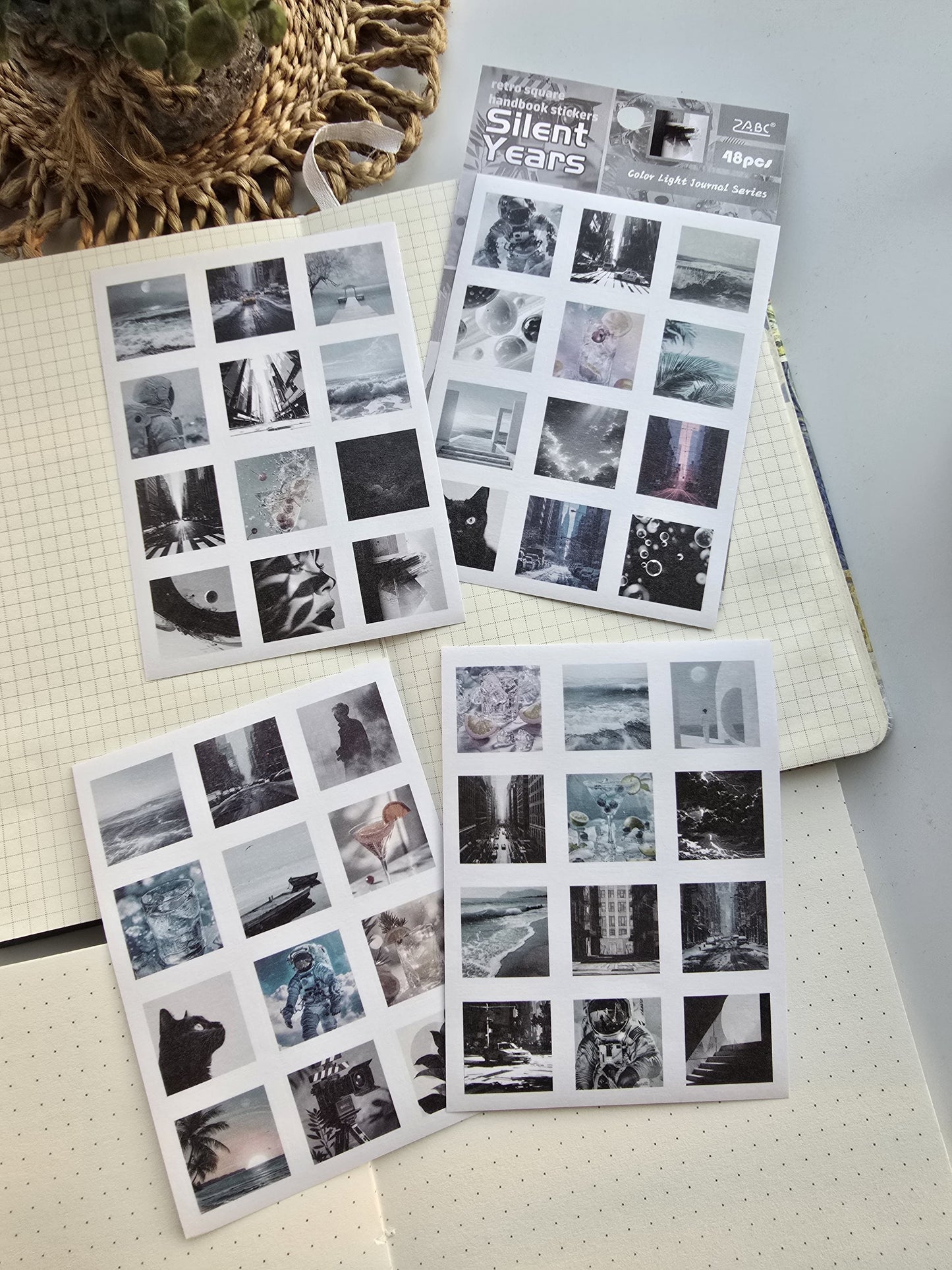 GSSHB603 - sticker light color life book hand account sticker bag ins wind hand account material cutting film creative sticker