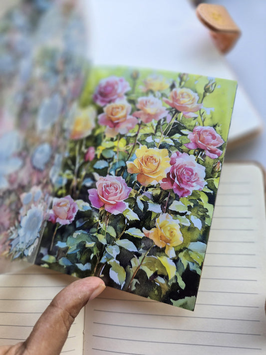 Wyhz 404 PET Sticker Book Floral | Hyde Flower Shop Garden | 20 Pages 14x10cm