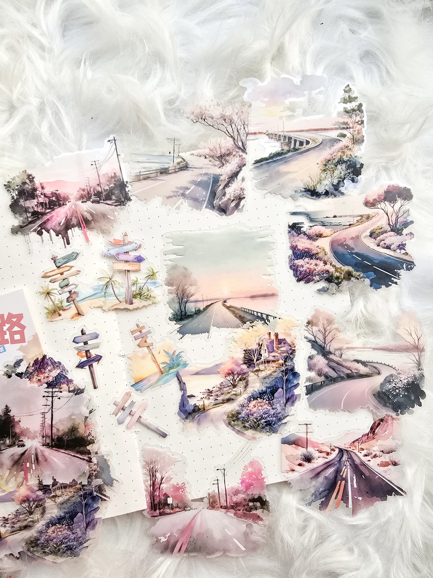 Mhdlxgl005 Travel Highway Pet Transparent Travel Sticker | 15*2 30 pcs