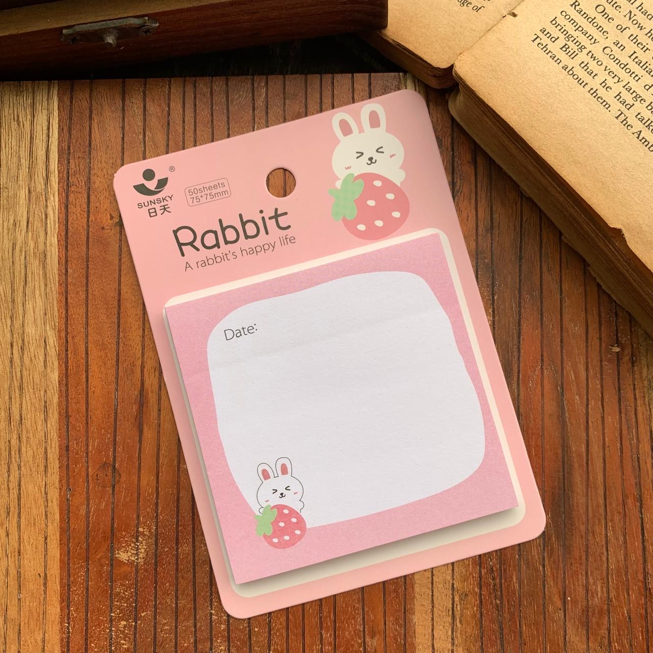 23003 bunny Sticky notes - c Diy Journal Notepad