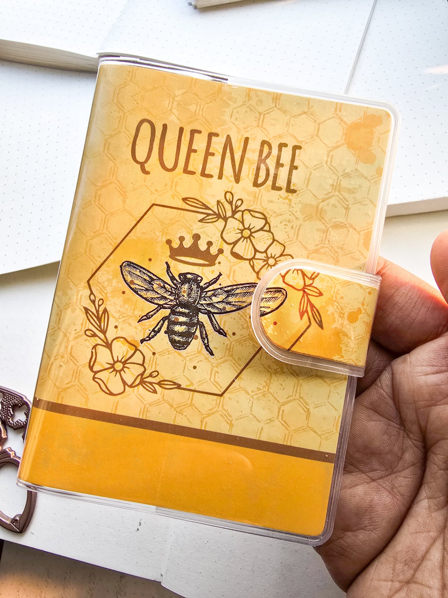 1500-35 QueenBee NoteBook Ruled Pages Yellow