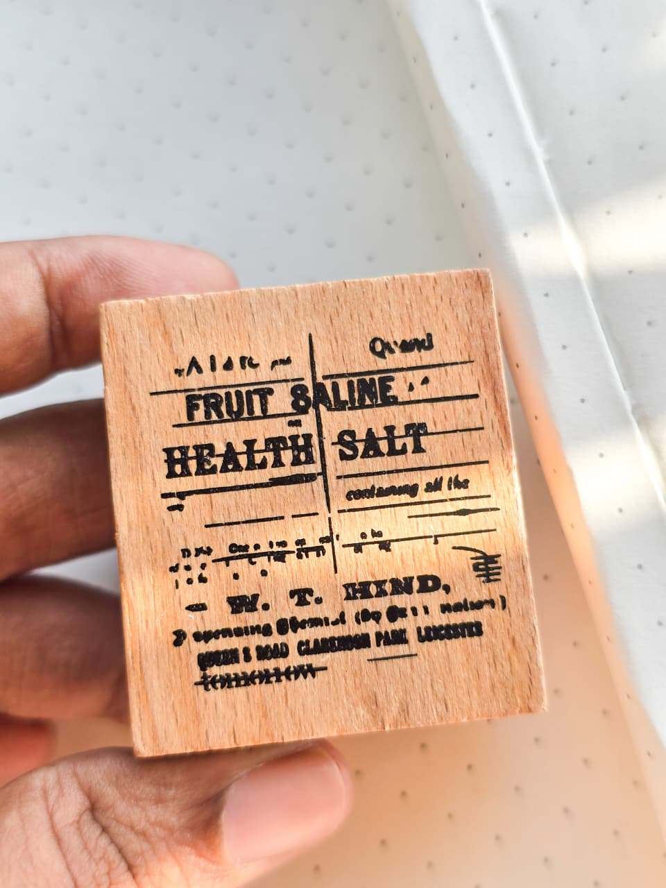 MGYJ601-7 Wooden Stamp Letter