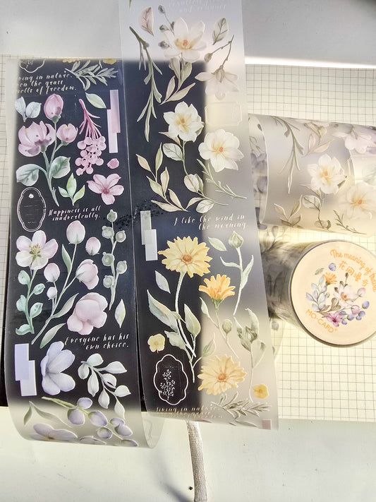 Mmk03g109 Sticker Roll| Flower | Non precut