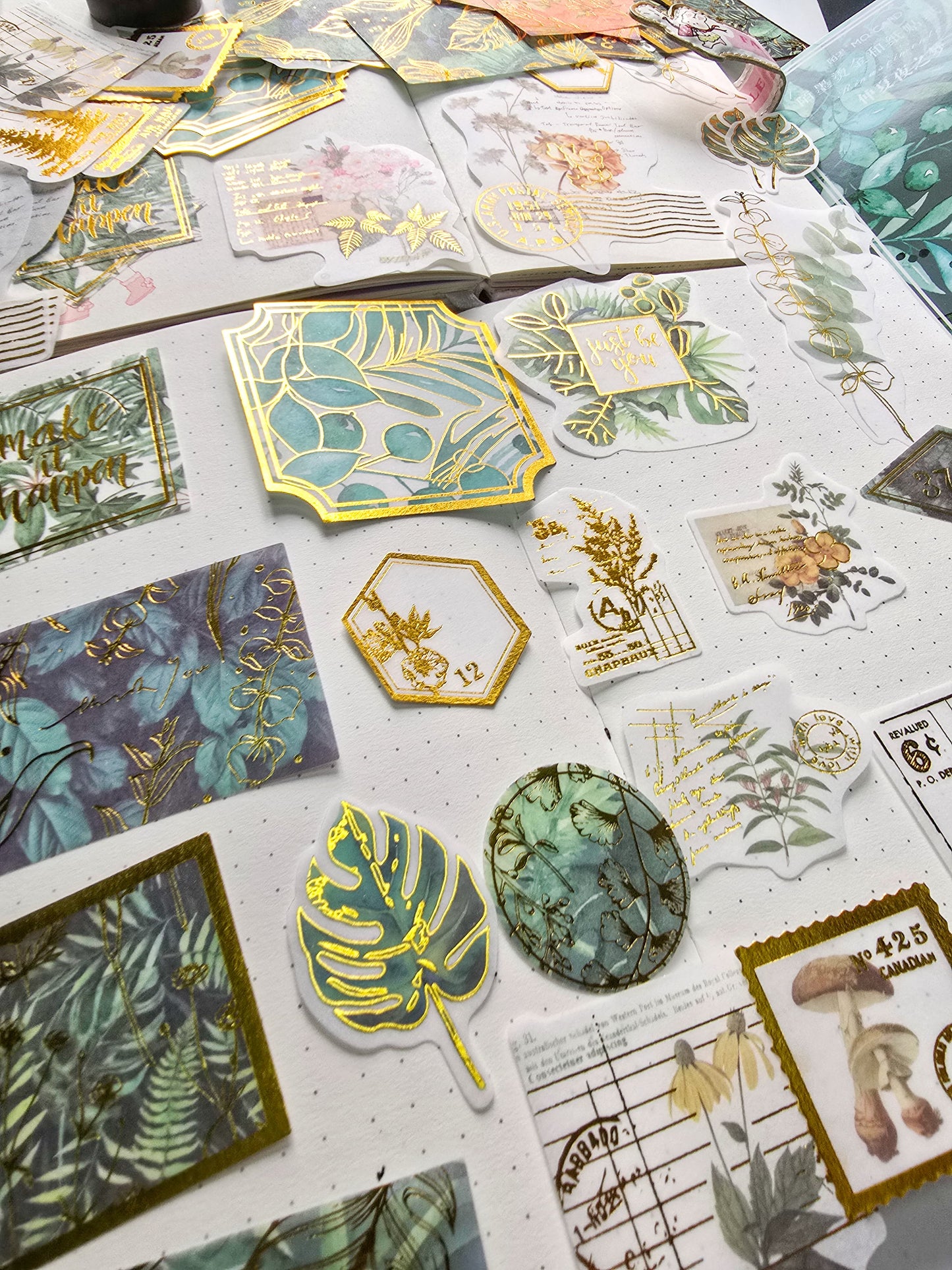 MMK06C114 NATURAL COLLECTION DECO STICKER 60 PC