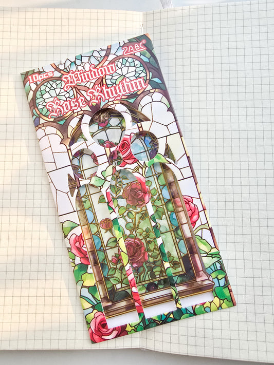 CJHS601 - sticker window Jing color series laser retro hand curtain waterproof PET material sticker