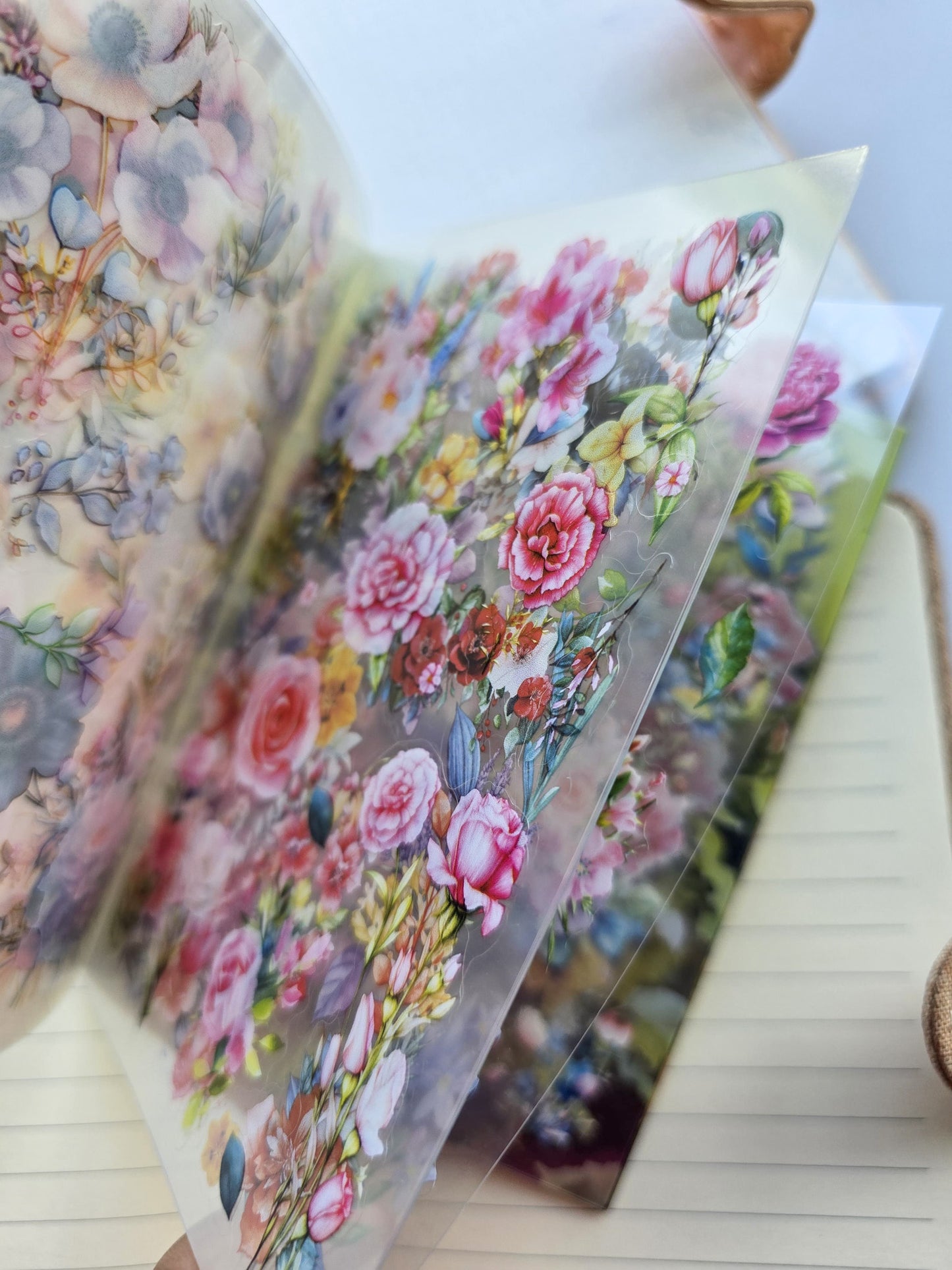 Wyhz 404 PET Sticker Book Floral | Hyde Flower Shop Garden | 20 Pages 14x10cm