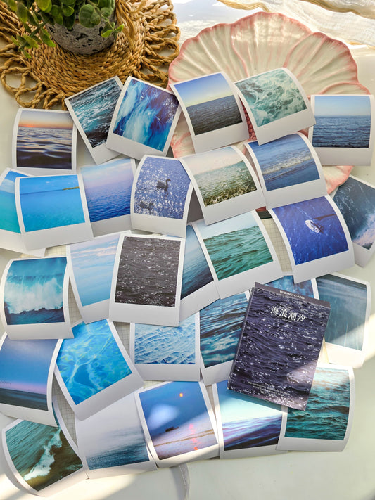 Mmk06d240 Polaroid photo Wave | mocard 30 pcs | Paper Sticker | 58mmX88mm