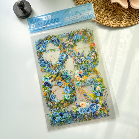 CHHM601 - Flat posting paper fleeting pictorial series retro cutting film stamping hand account creative sticker diy