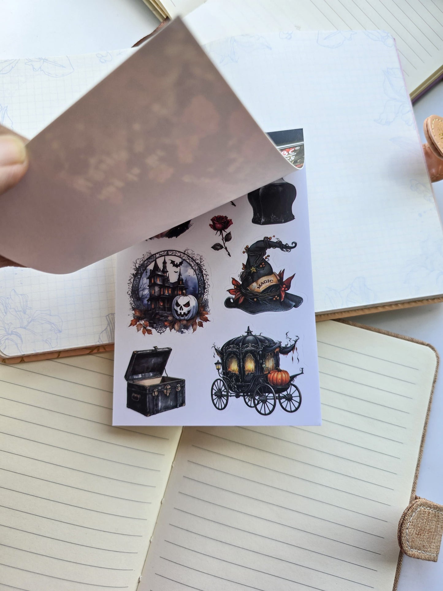 Smjsg401 Paper Sticker Book | Fallen Doll | 20 Pages 100*145mm PreCut Sticker