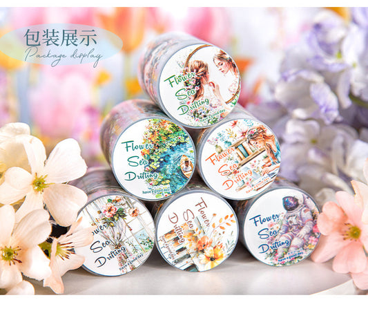 Hhyl001 The Sea Drifting Sticker roll Pet Sticker | 60mm*2m