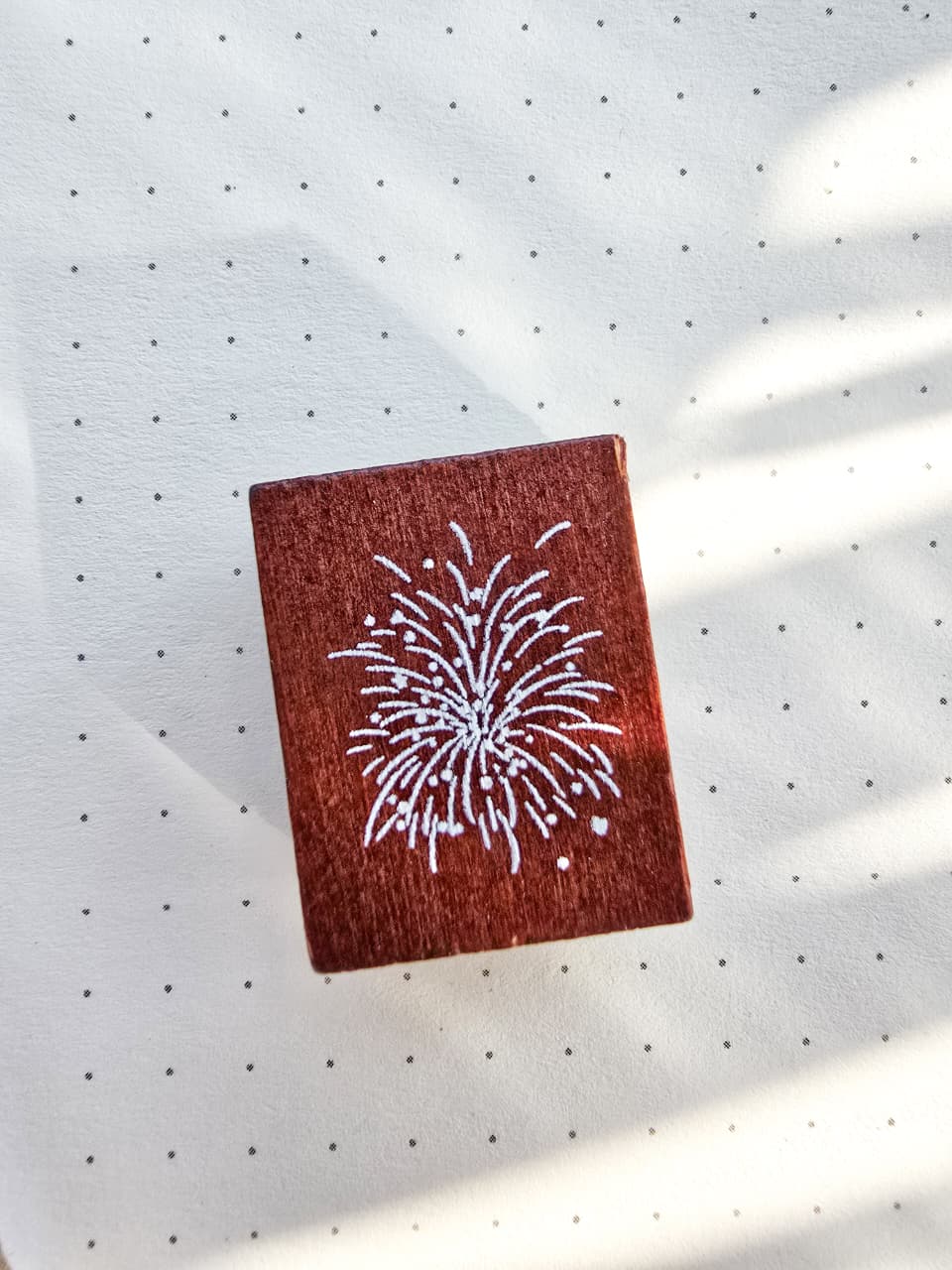 YYZY402-6 Wooden Stamp Fireworks