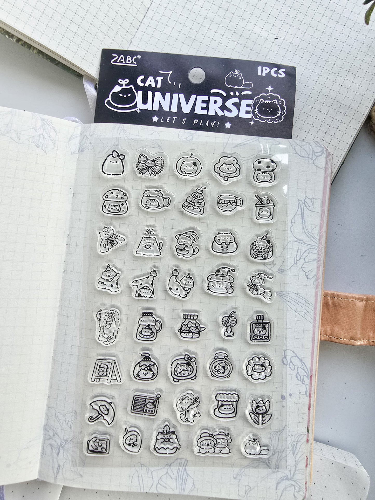 Mxlx402 Clear Stamp Cat Planner | 95*150mm