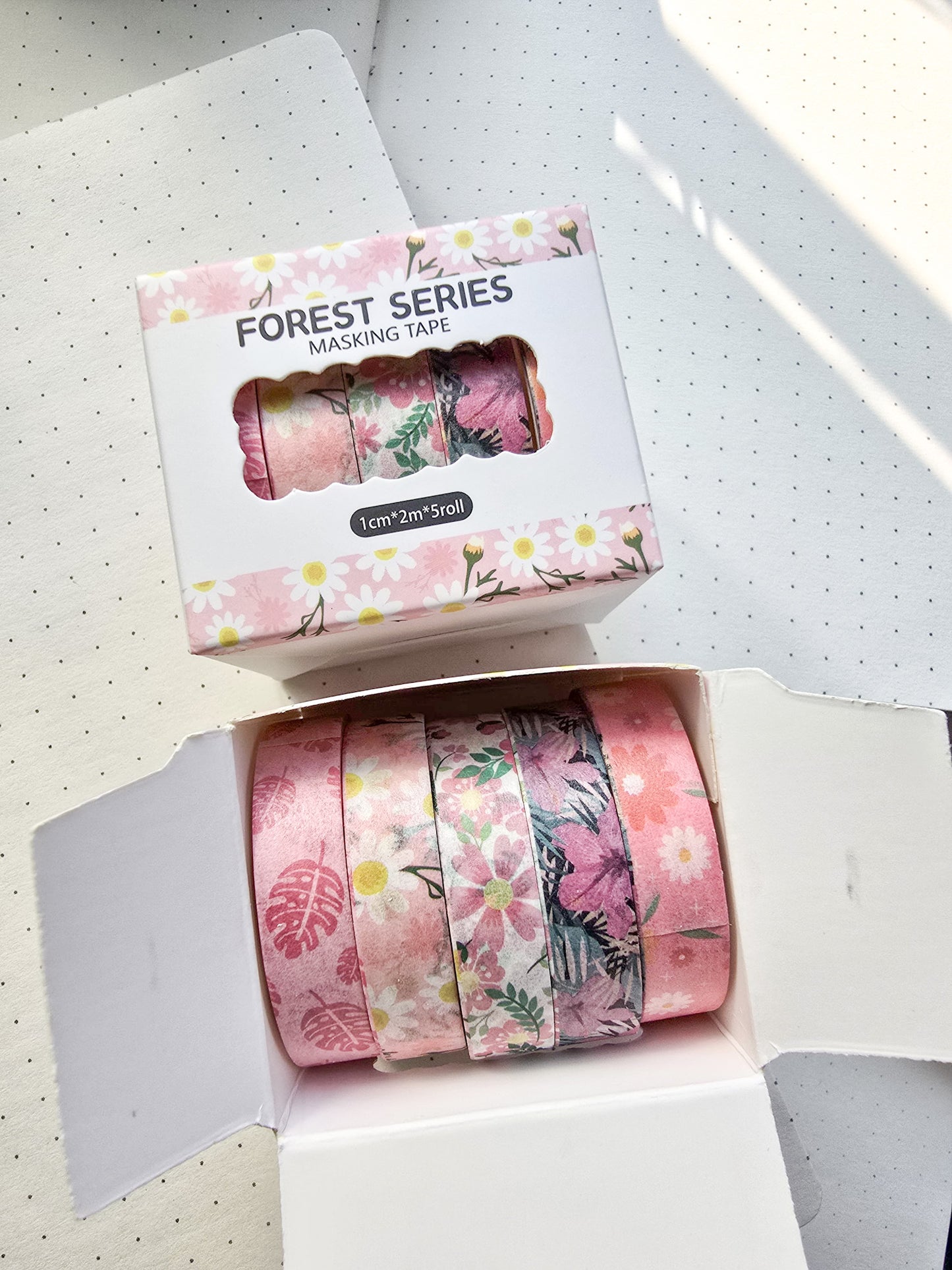 xmjd3089a-2 Forest Series Washi Tape Set | 1cm* 2m set of 5