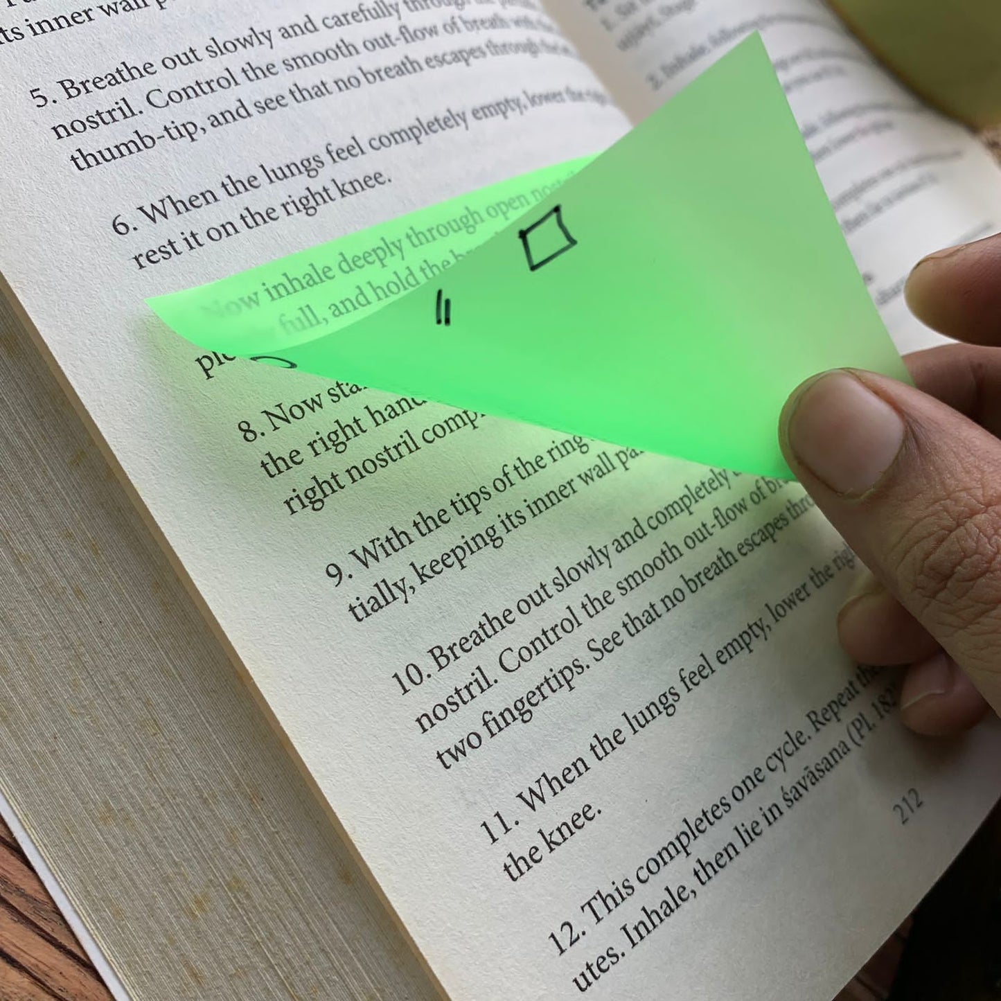 3x3 Inch Green Transparent STICKY NOTE | 50 Pcs