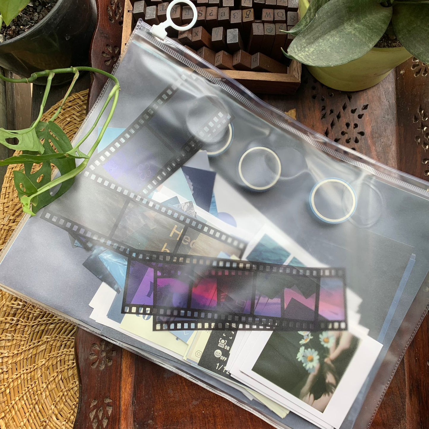 MMK17D009 - Journal Paper, Transparent Stickers Combo | 64 Pcs | Within 210-297 mm