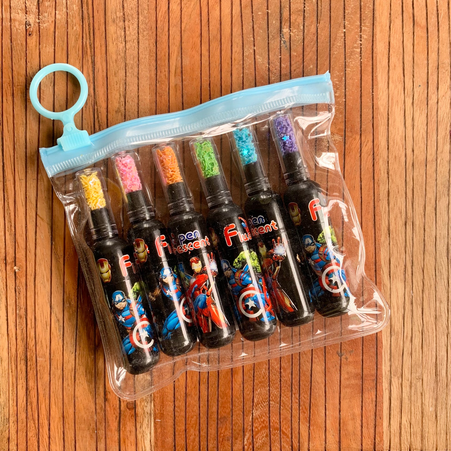 Avenger Space HIGHLIGHTER BOTTLE SHAPE 6 Pcs