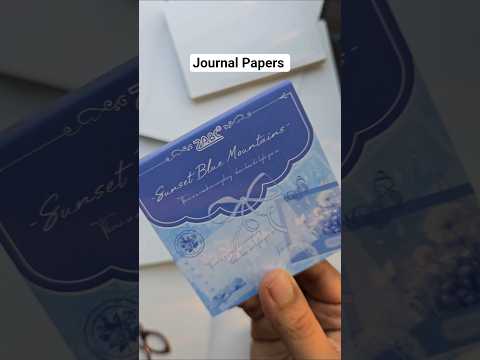 XKMY-601 Sunset Blue Mountains| Multi Style Scrapbook Paper| Journal Paper| Blue Themed|80*80mm 100 Pcs