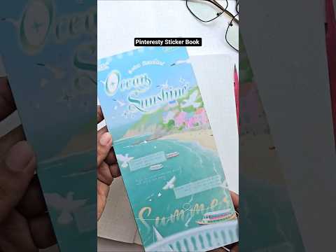 SJZS-402 Ocean Sunshine| Summer Sea Green Theme| Ocean Theme Sticker Book| Transparent & Translucent Sticker Book|115*250mm 20 Pcs