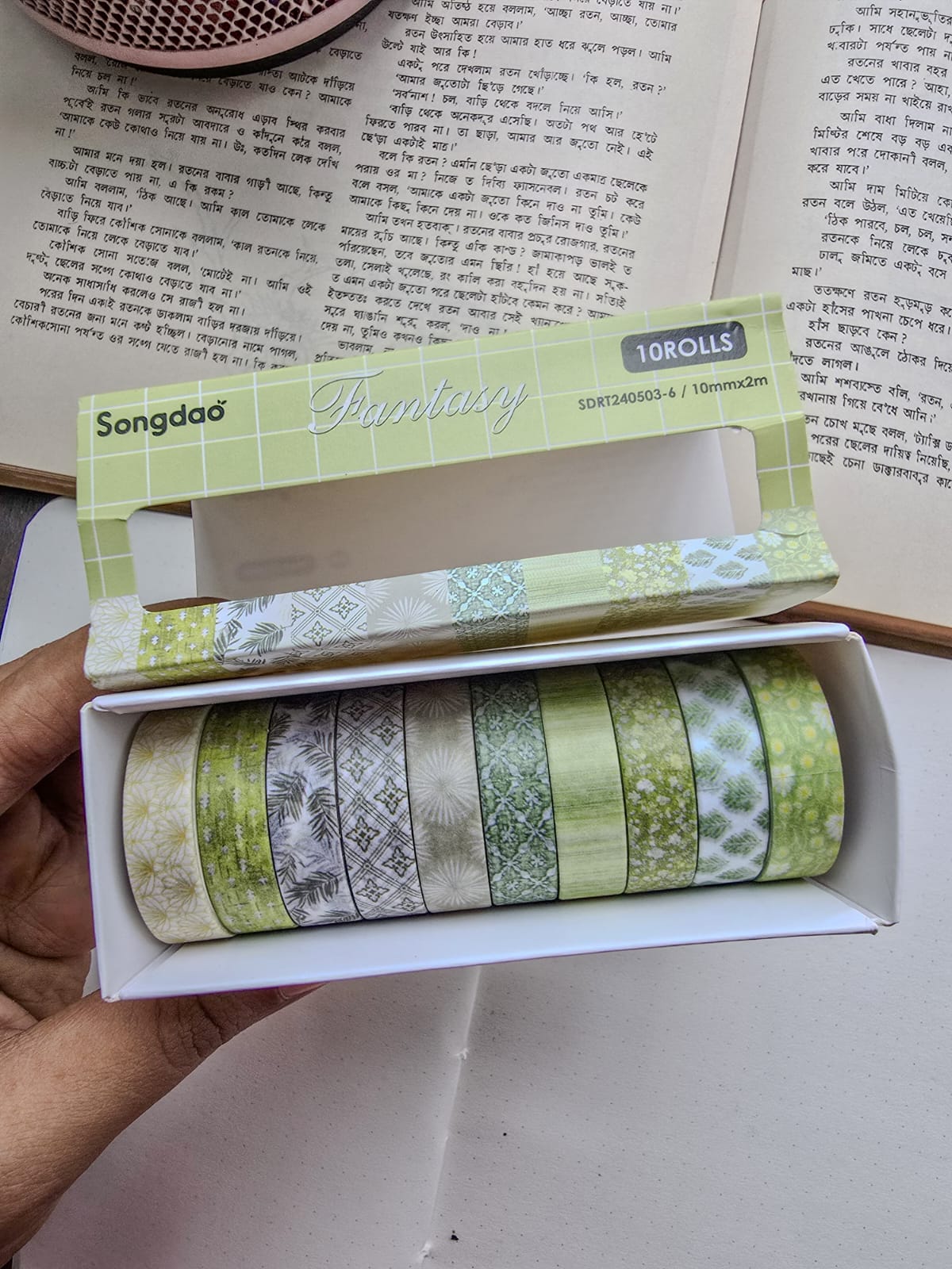 SDRT5036 | Songdao Fantasy Washi Tape Set containing 10 Rolls Of Decorative Masking Tape| 10mm×2mm×10