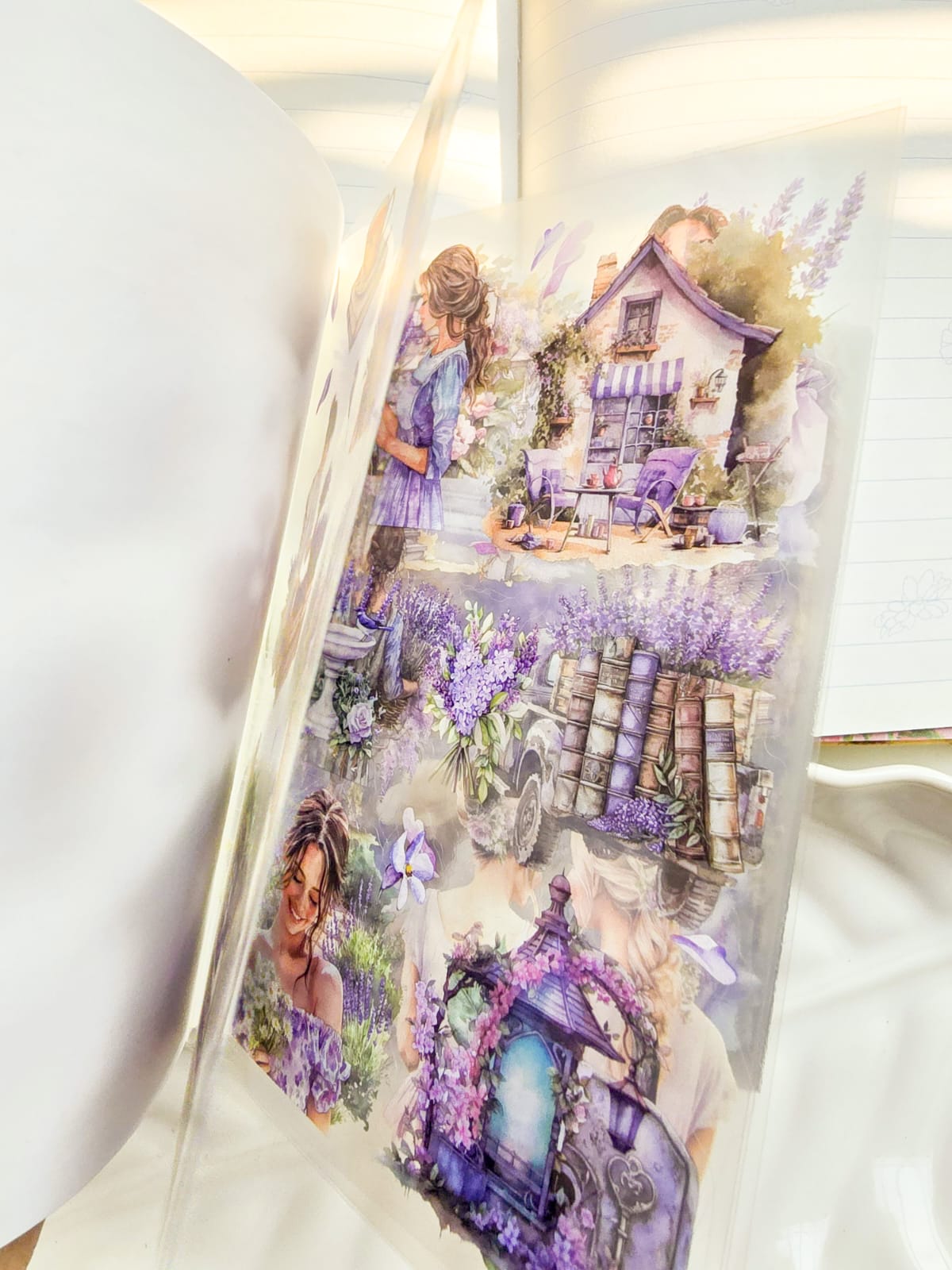 DSB-5393 |G6| Tha Whispering Woods Vintage Sticker Book | 20sheets| (Copy)