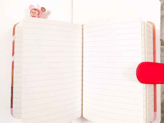 Black Pink Note Book | A4 Diary Ruled 160 Pages |