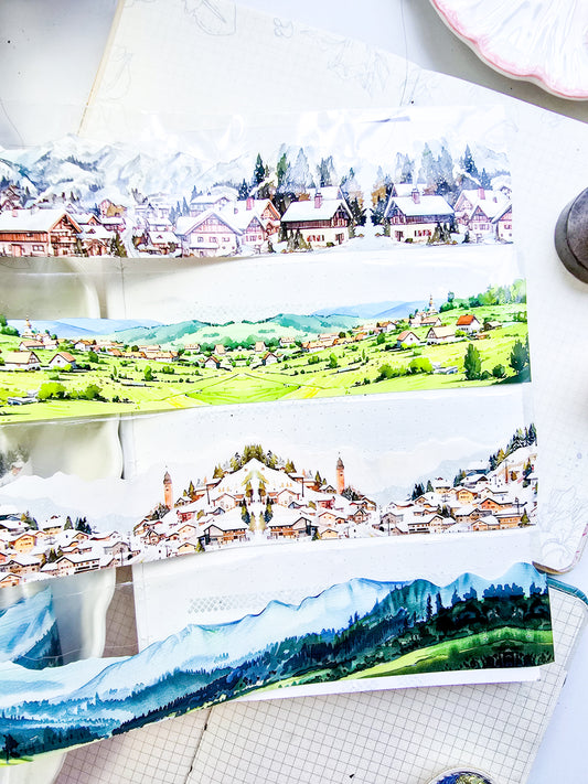 Rhdy-202 | PET | 1pc Sticker Roll | Tranguil Flower Field |