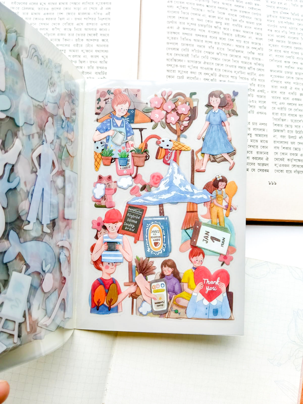 TMSZ-402 | Sweet Dream In The Journal PET Dreamland Sticker Book 20Pcs Over 300 Sticker | 150* 100mm