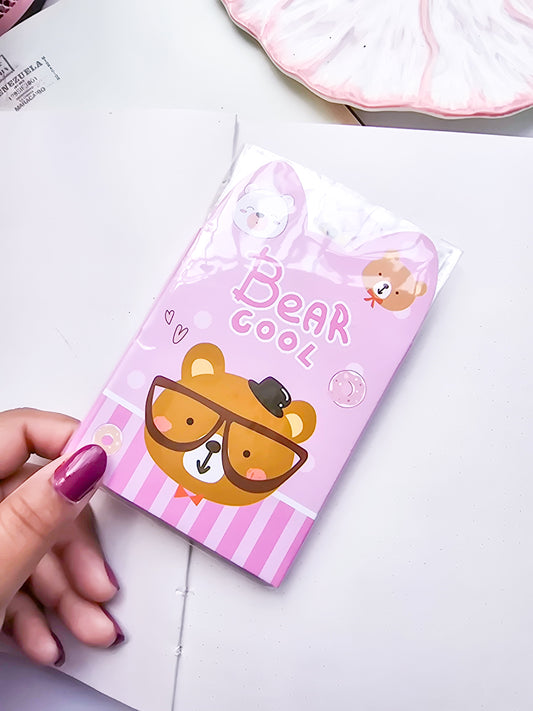 Z4-005 |Kawaii sticky note | Bear cool