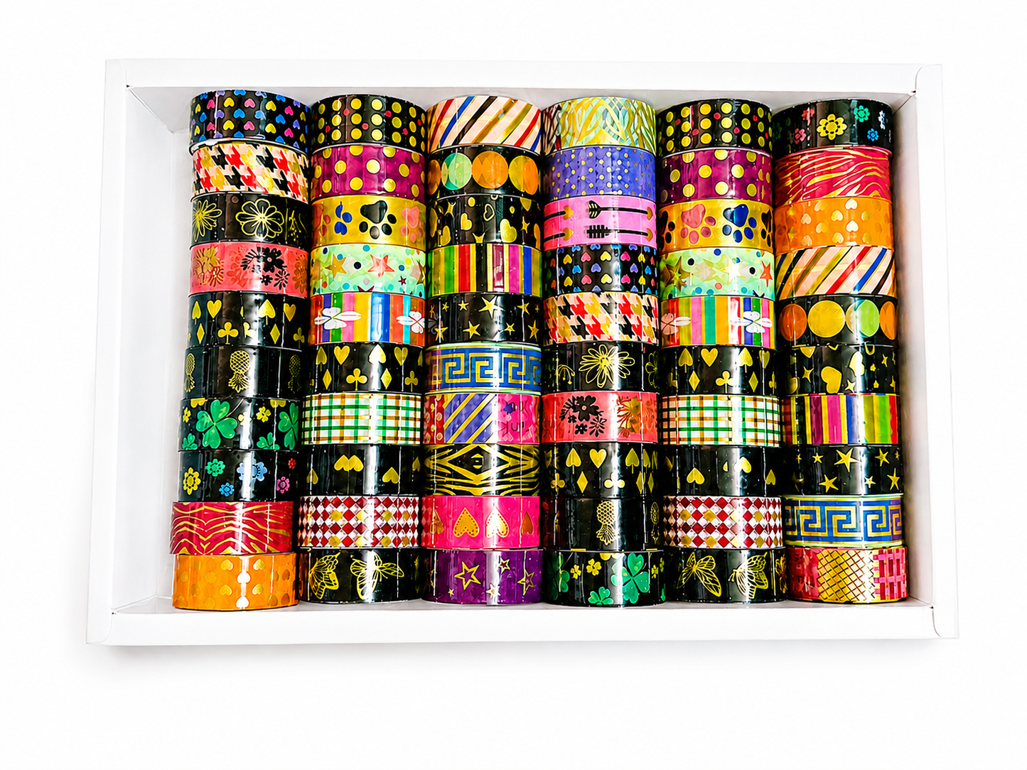 10 pcs Plastic Tape For School Projects | Random | MG7835G