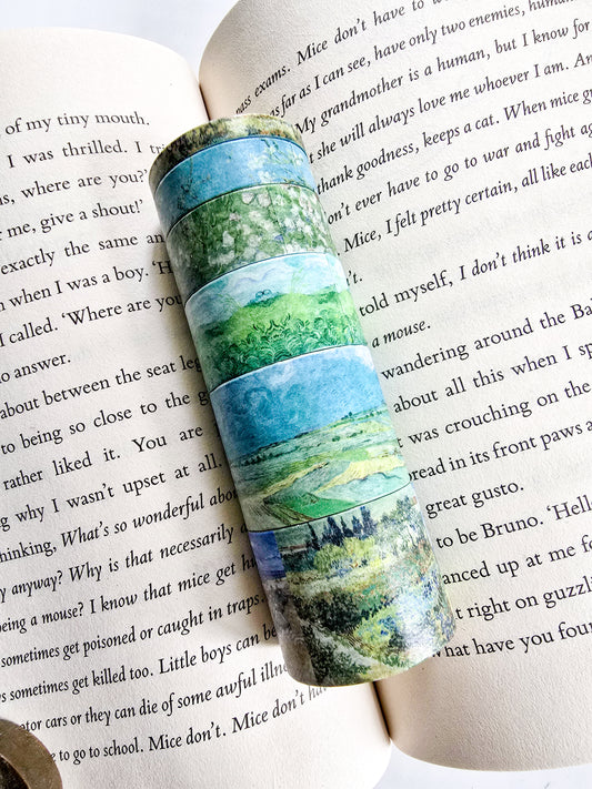 XM-JD3212 | Vincent Van Gogh
Paper WASHI TAPE Famous Oil Paintings 2m*6pcs