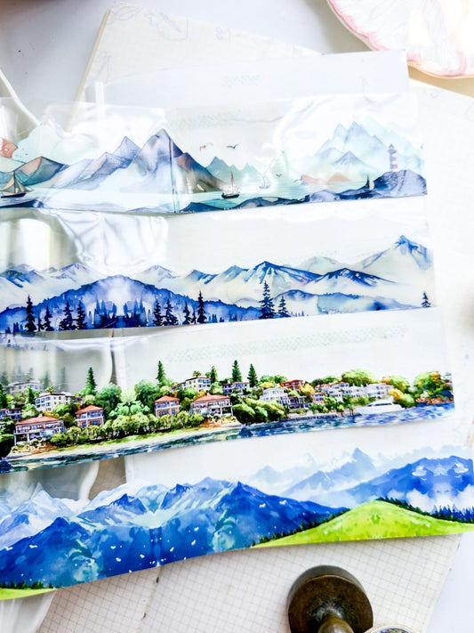 Rhdy-201 | PET | 1pc Sticker Roll | Leisurely Valley |