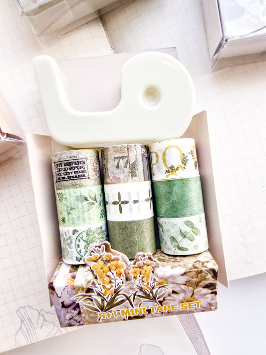 YQS-YHF9+1c | Sweet Deco Mini Washi Tape 9 Set Random |
