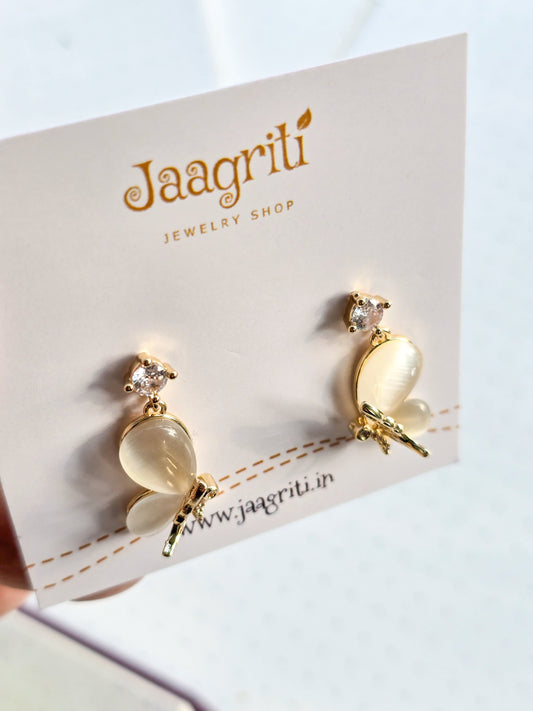 3D Butterfly Korean Earring (Golden)