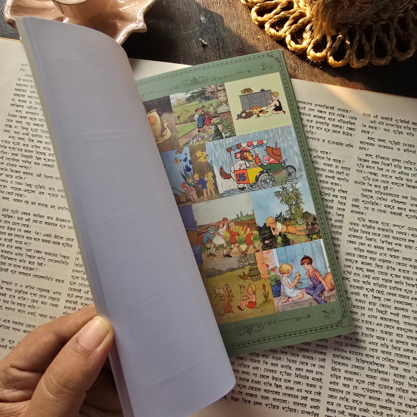 KQ1775 Vintage Ancient Castle Story (Folk Tale Series) | 20 Sheets. Vintage Sticker Book