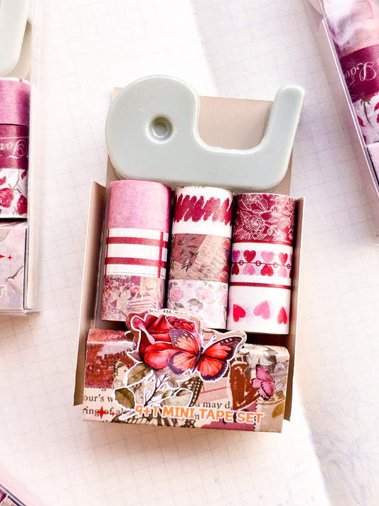 YQS-YHF9+1A | Sweet Deco Mini Washi Tape 9 Set Random |