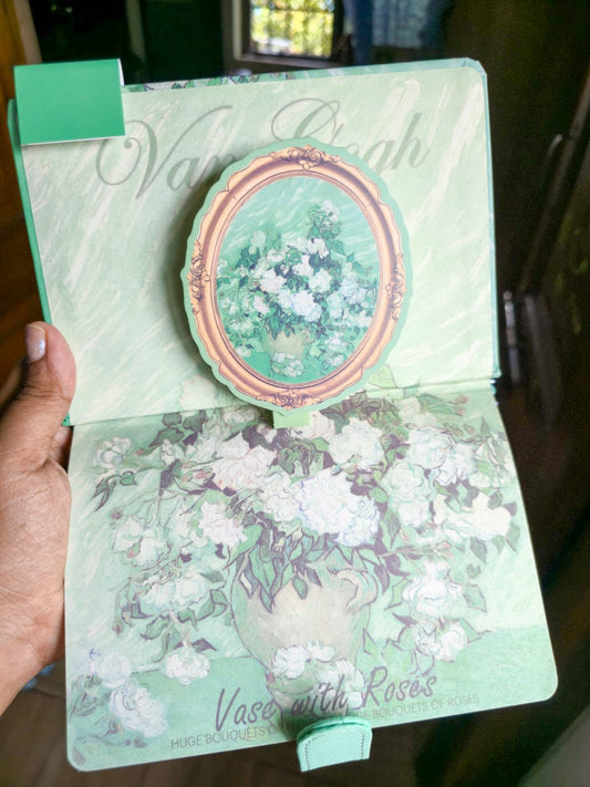 S01047-3 | Van Gogh Floral Theme Notebook | 130×180mm