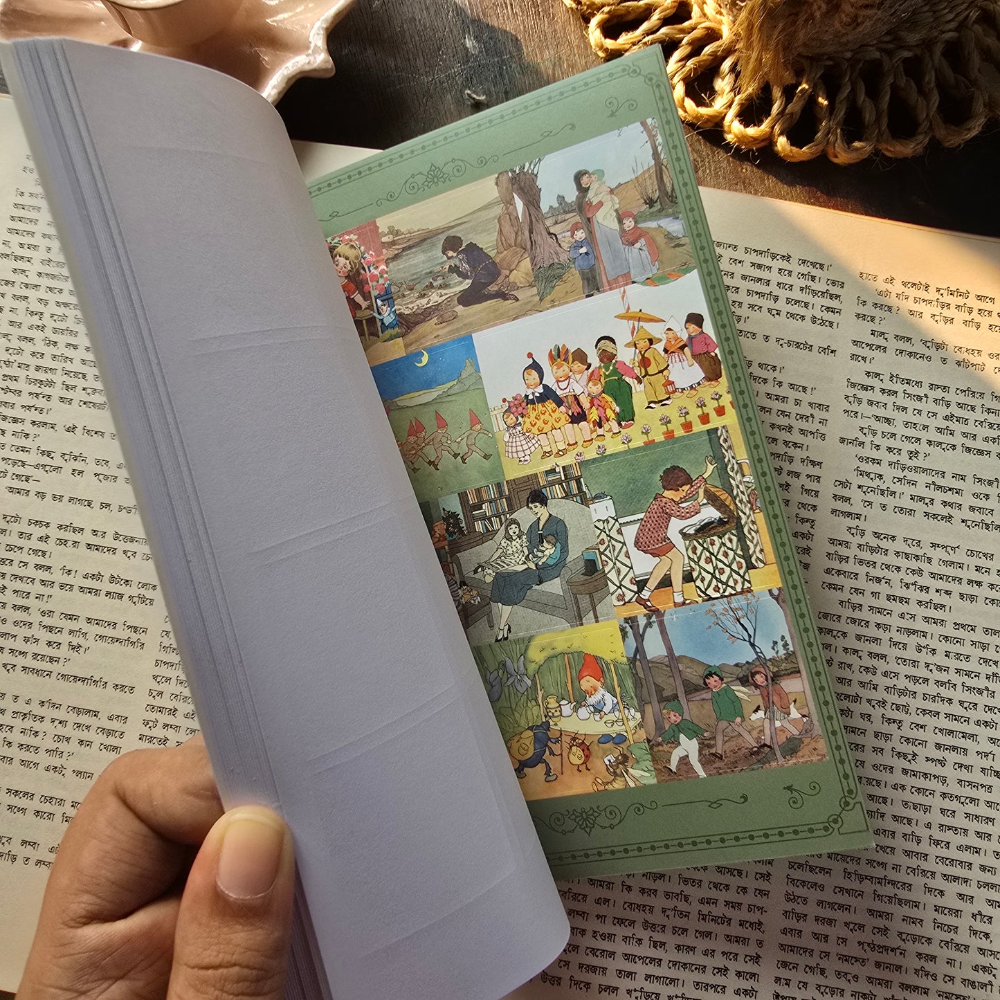 KQ1775 Vintage Ancient Castle Story (Folk Tale Series) | 20 Sheets. Vintage Sticker Book