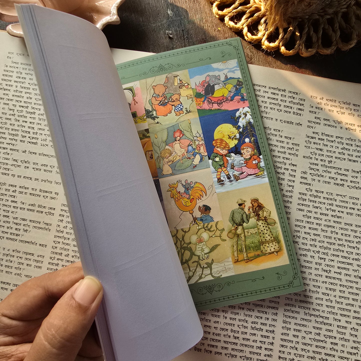 KQ1775 Vintage Ancient Castle Story (Folk Tale Series) | 20 Sheets. Vintage Sticker Book