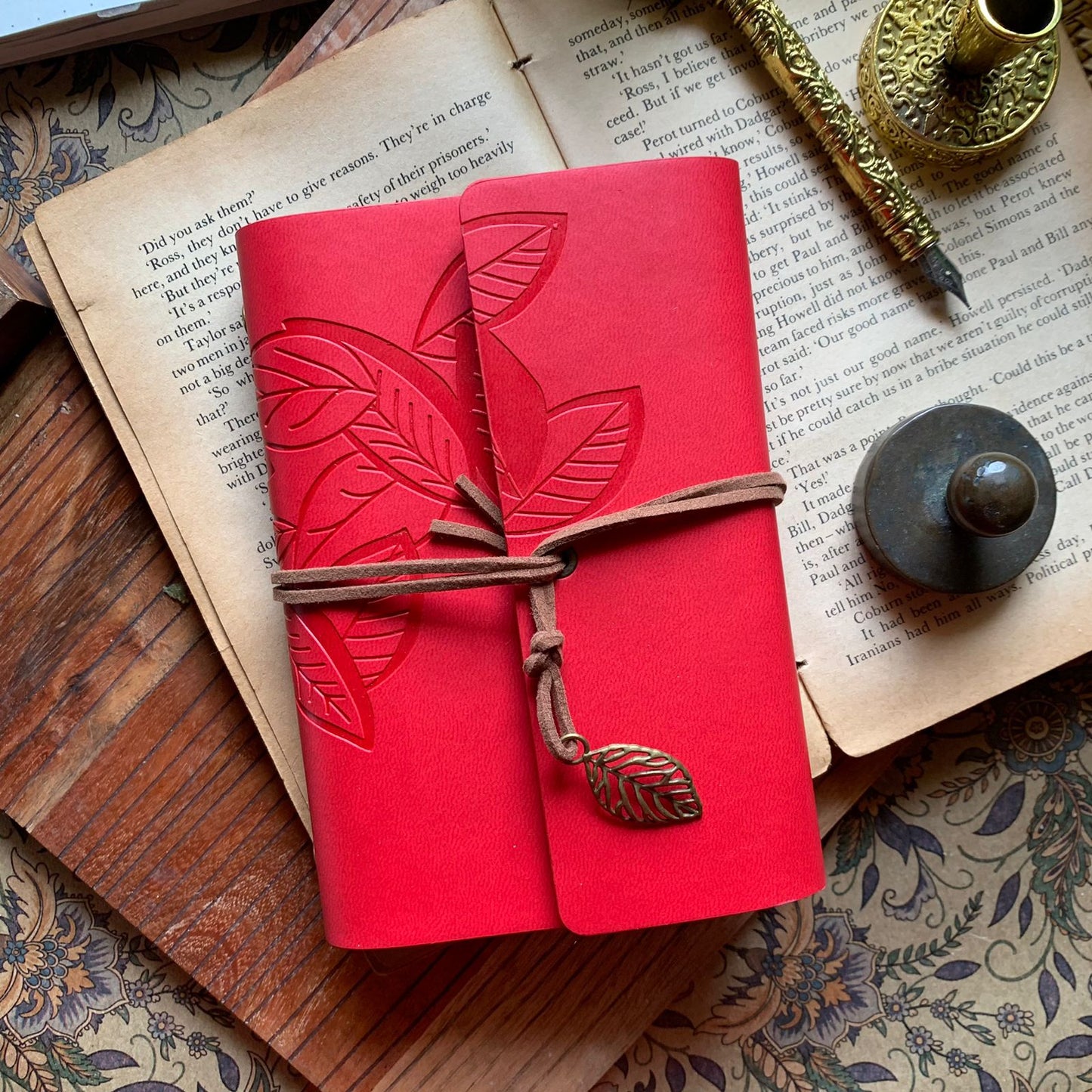 MG265E6 - A6 Vintage Mini Journal Notebook with Craft Paper
