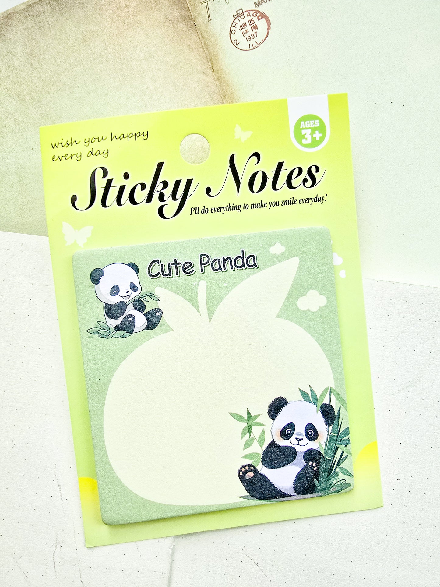 WX-SN | Kawaii Panda Sticky Notes |